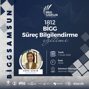 BİGG Sürecinde Bizlerle Birlikte Yol Alan Girişimcilerimize Özel Bilgilendirme Eğitimimize Davetlisiniz.