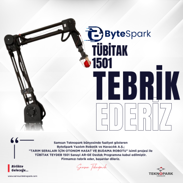 Samsun Teknopark firmalarımızdan yeni bir TÜBİTAK TEYDEB 1501 projesi daha!