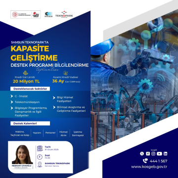 Kapasite Geliştirme Destek Programı Bilgilendirme Toplantısına Davetlisiniz!